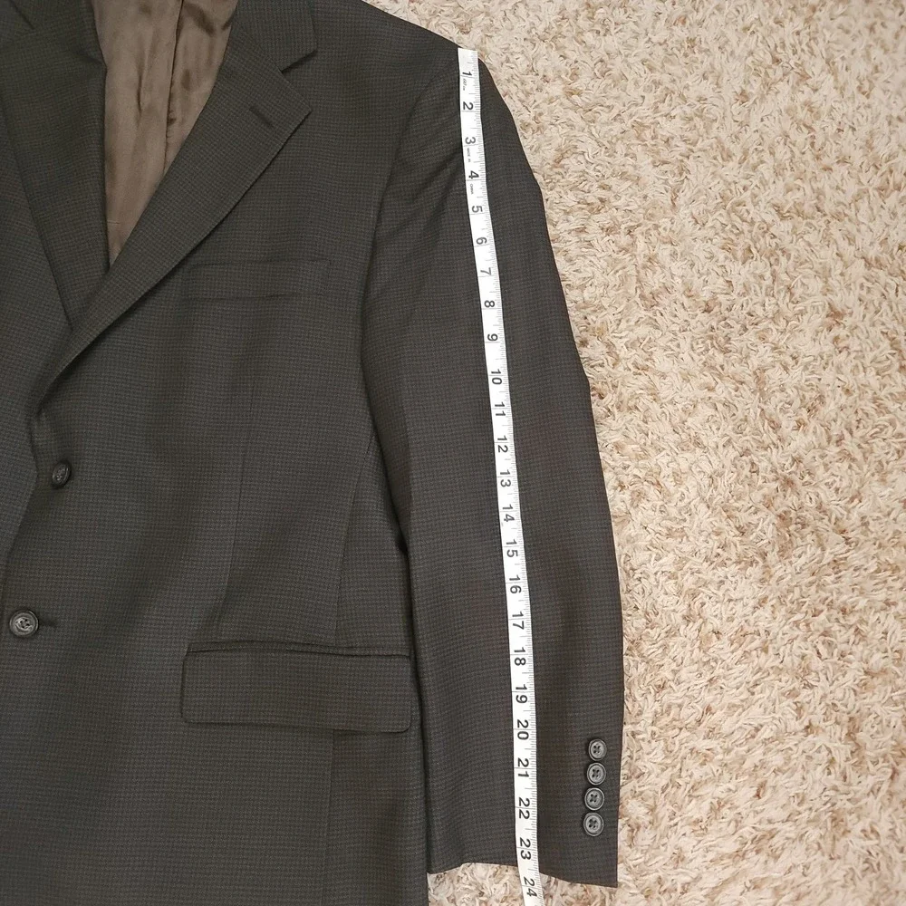 Brooks Brothers 346 Brown Mens 42S Blazer Sports Coat 2 Button‎ Wool